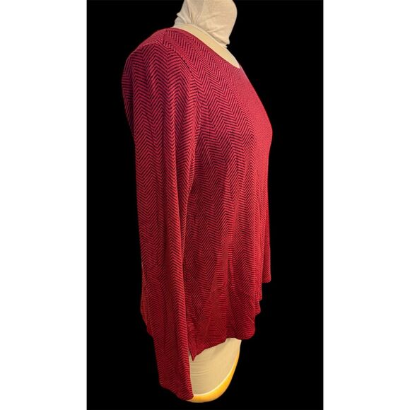 J. Jill Perfect Pima Cotton Crew Neck Long Sleeve Tee Large Petite - Picture 5 of 13